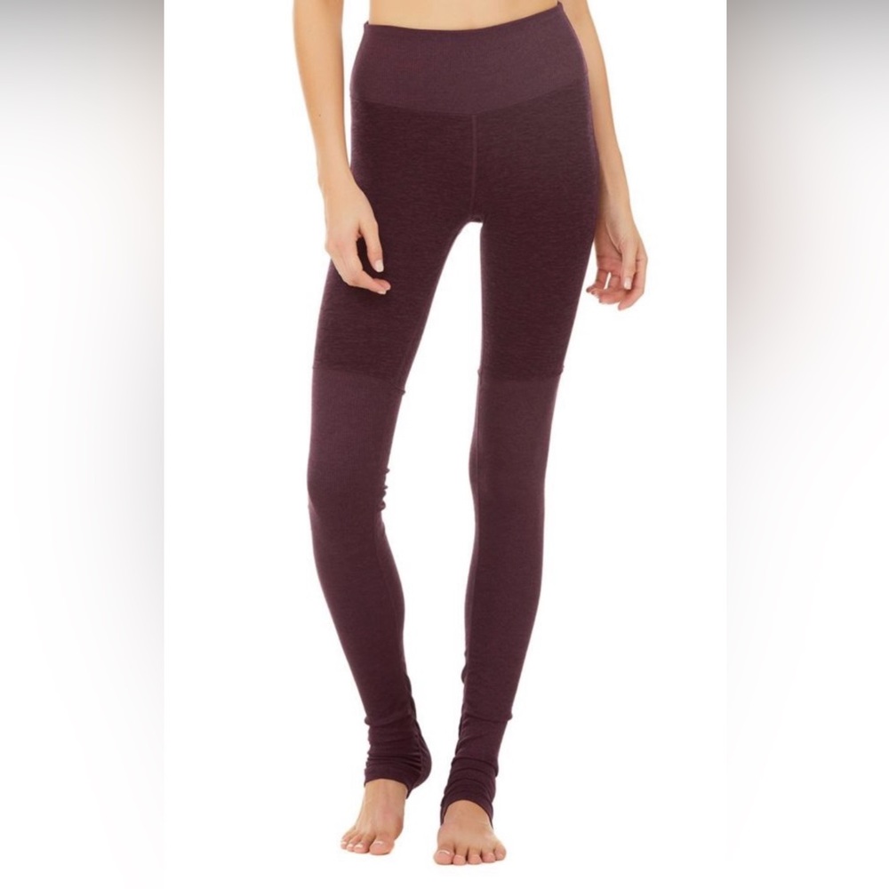 Alo Yoga Women's Blk Plum Goddess Leggings